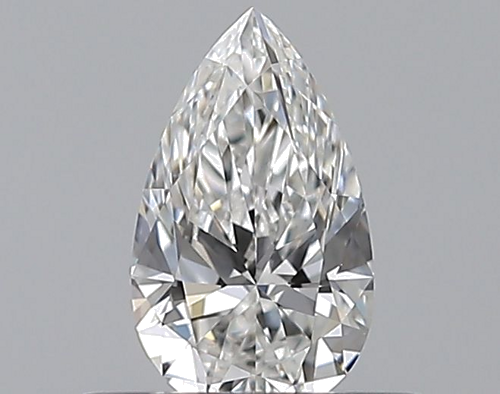 0.31 carat E-VVS2 Natūralus Pear Deimantas (1)