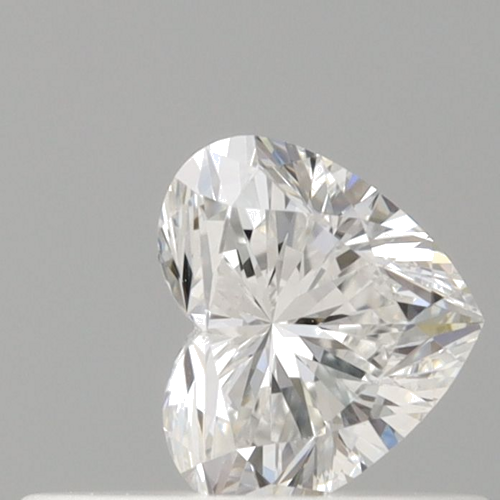 0.32 carat E-VVS1 Natūralus Heart Deimantas (1)