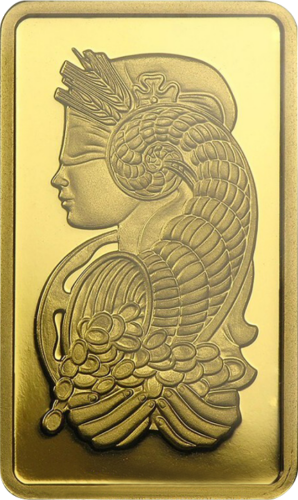 5 г Инвестиционный золотой слиток PAMP Fortuna (1)