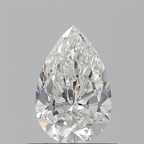 0.7 carat H-VS1 Natūralus Pear Deimantas (1)