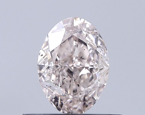 0.5 carat Fancy Light Pink-SI2 Natūralus Oval Deimantas (1)