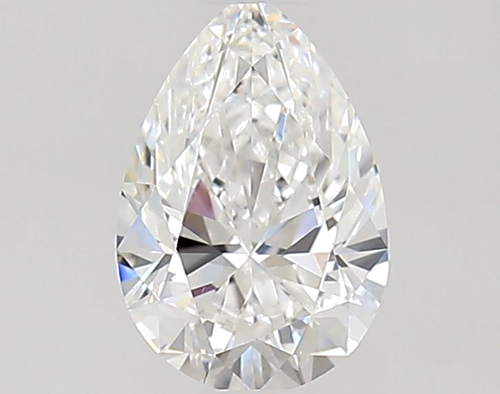 0.53 carat E-VS1 Natūralus Pear Deimantas (1)