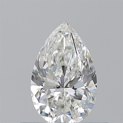 0.51 carat H-VVS1 Natūralus Pear Deimantas (1)