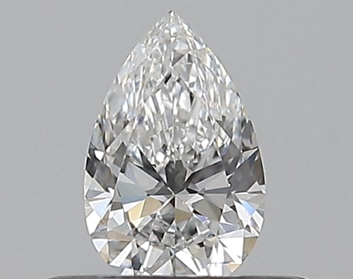 0.3 carat D-VS1 Natūralus Pear Deimantas (1)