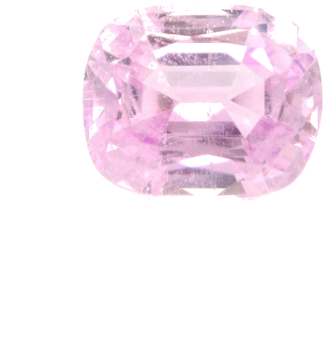 9.65 carat PINK Cushion Kunzite (1)