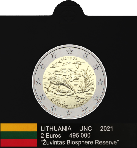 Flags for 2 euro coins in holders (Only 2021) (2)