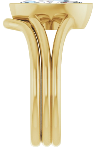 Sužadėtuvių Žiedas „Bezel-Set Solitaire“ 585 Geltonojo Aukso Marquise 12mm x 6mm (9)