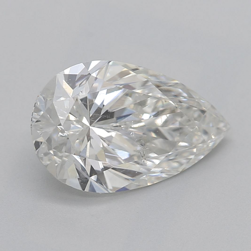 1.5 carat I-SI2 Natūralus Pear Deimantas (1)