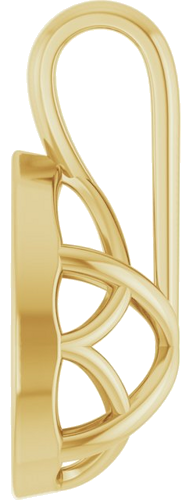Pakabukas „Solitaire“ 14k yellow gold Pear 12mm x 8mm (3)