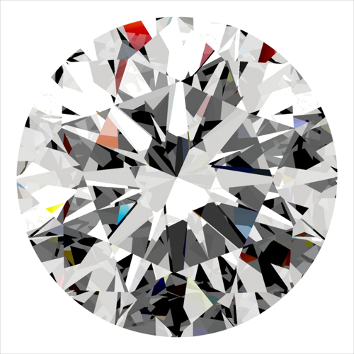 0.3 carat F-VVS2 Excellent cut Natūralus Round Deimantas (1)