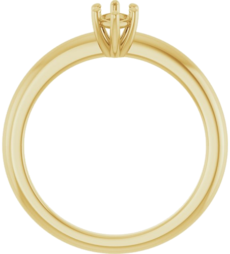 Sužadėtuvių Žiedas 14k yellow gold Marquise 7mm x 3.5mm (2)