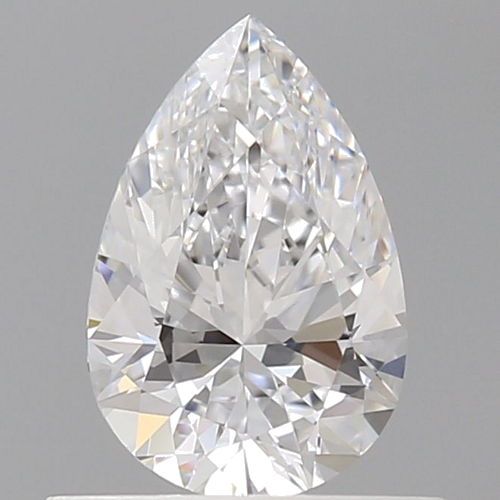 0.6 carat D-VVS1 Natūralus Pear Deimantas (1)