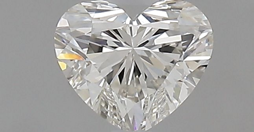 0.41 carat I-VVS2 Natūralus Heart Deimantas (1)