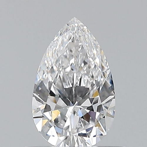 0.5 carat D-VS1 Natūralus Pear Deimantas (1)