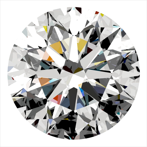0.33 carat F-VVS1 Excellent cut Natūralus Round Deimantas (1)