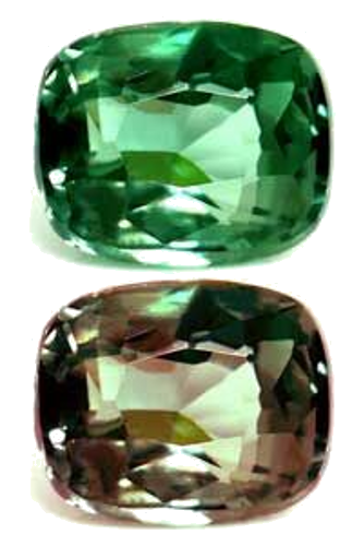 0.41 carat GREEN Cushion Alexandrite (1)