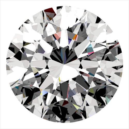 0.3 carat H-VVS2 Excellent cut Natūralus Round Deimantas (1)