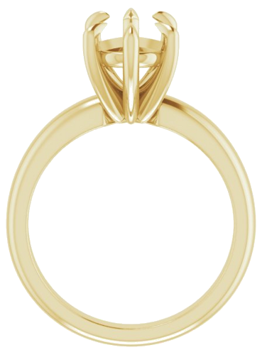 Sužadėtuvių Žiedas „Claw-Prong Solitaire“ 14k yellow gold Pear 12mm x 8mm (2)