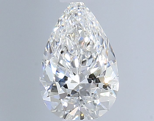 0.36 carat E-VVS1 Natūralus Pear Deimantas (1)