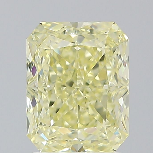 2.02 carat Fancy Light Yellow-VS1 Natūralus Radiant Deimantas (1)