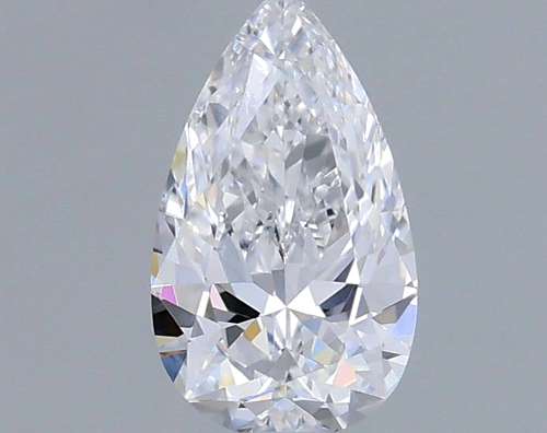 0.32 carat D-VS2 Natūralus Pear Deimantas (1)