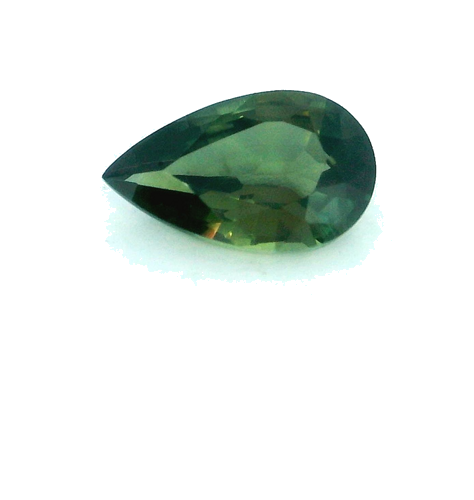 0.69 carat GREEN Pear Safyras (1)