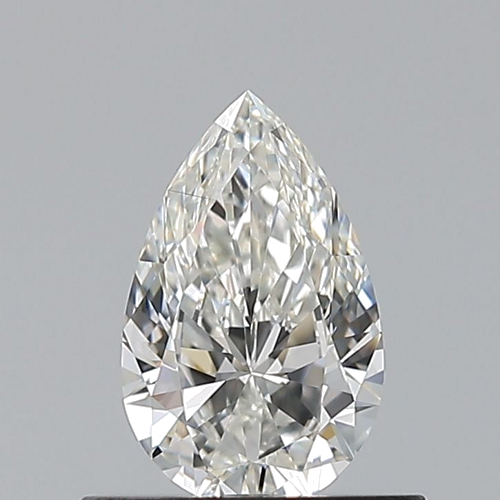 0.5 carat G-VVS2 Natūralus Pear Deimantas (1)