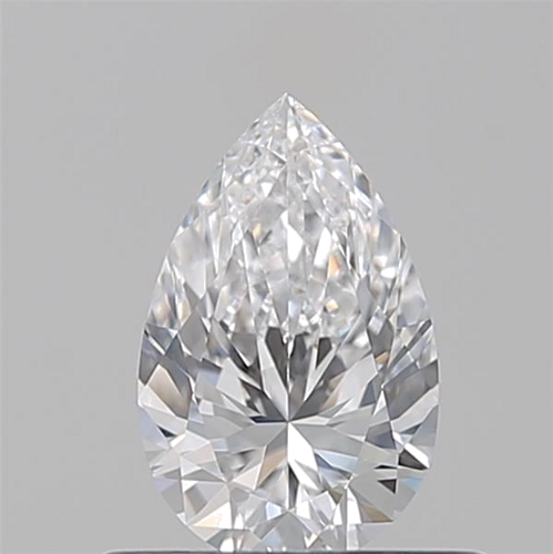 0.5 carat D-VVS1 Natūralus Pear Deimantas (1)