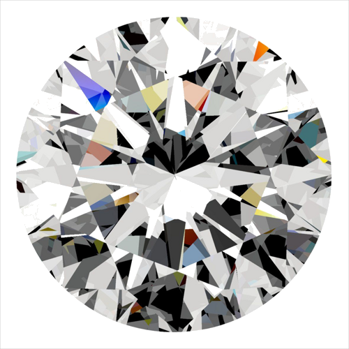 0.3 carat G-SI1 Very Good cut Natūralus Round Deimantas (1)
