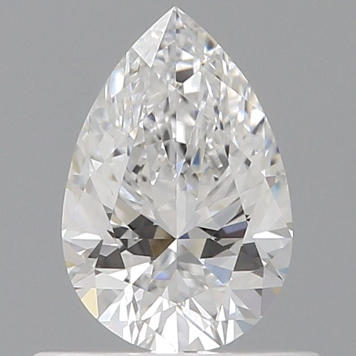 0.51 carat E-VVS1 Natūralus Pear Deimantas (1)