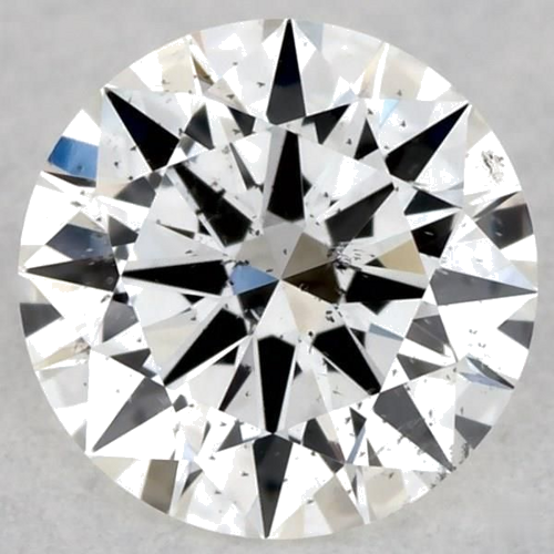 0.25 carat F-SI2 Excellent cut Natūralus Round Deimantas (1)