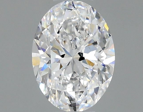 0.53 carat D-SI1 Natūralus Oval Deimantas (1)