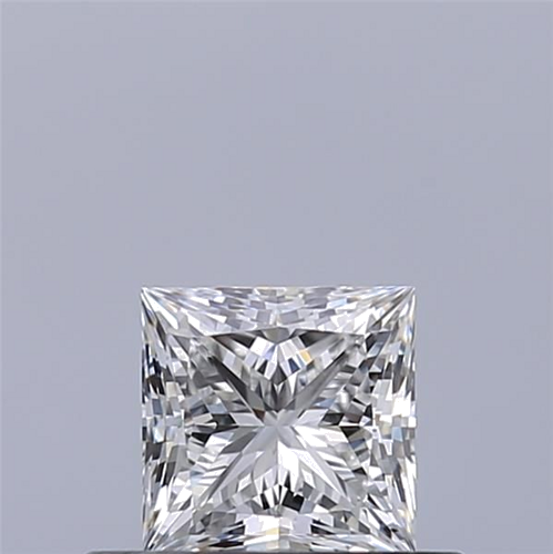 0.43 carat F-VVS2 Natūralus Princess Deimantas (1)