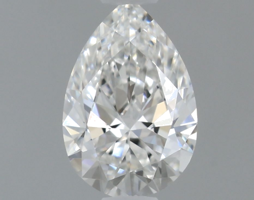 0.3 carat F-VVS2 Natūralus Pear Deimantas (1)
