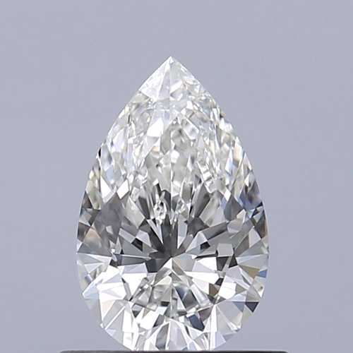 0.6 carat G-VVS1 Natūralus Pear Deimantas (1)
