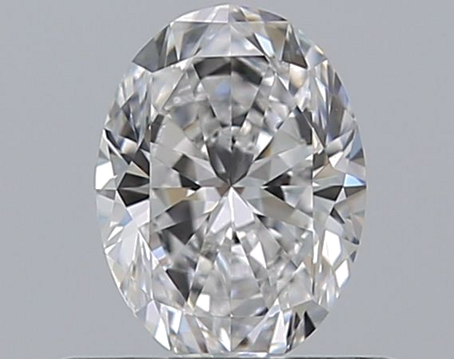 0.46 carat D-VVS2 Natūralus Oval Deimantas (1)