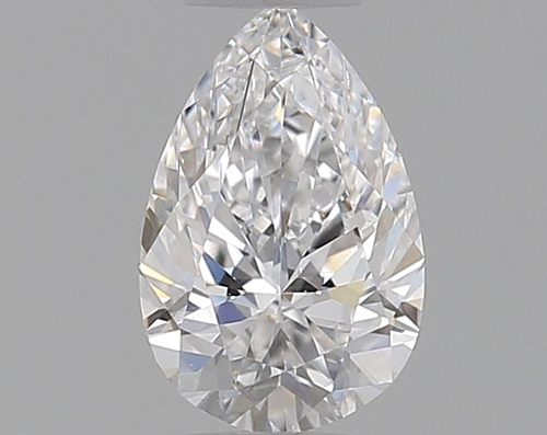0.3 carat D-VVS2 Natūralus Pear Deimantas (1)