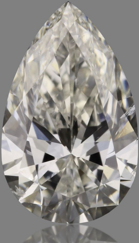 0.43 carat J-SI2 Natūralus Pear Deimantas (1)