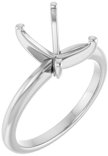 Sužadėtuvių Žiedas „Solitaire“ 925 Sidabro Emerald 9mm x 7mm (1)