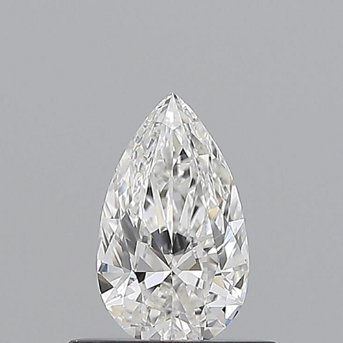0.5 carat F-VVS1 Natūralus Pear Deimantas (1)