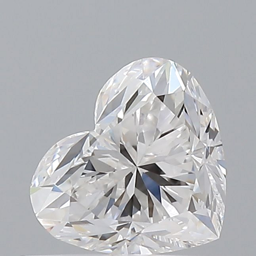 0.5 carat D-VVS1 Natūralus Heart Deimantas (1)