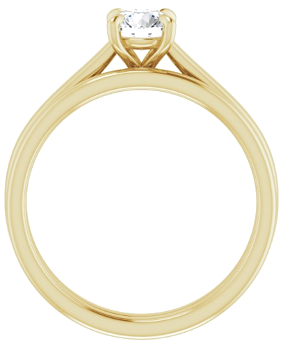 Sužadėtuvių Žiedas „Claw-Prong Solitaire“ 10k yellow gold Round 5.2mm (7)