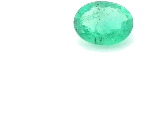 0.63 carat GREEN Oval Smaragdas (1)