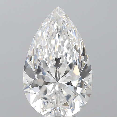 6.16 carat E-VVS1 Natūralus Pear Deimantas (1)