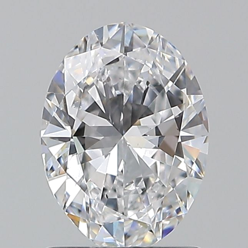 1.0 carat D-VS2 Natūralus Oval Deimantas (1)