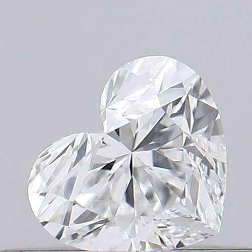 0.24 carat D-VVS2 Natūralus Heart Deimantas (1)