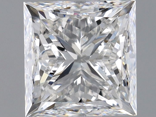 1.0 carat F-VS1 Natūralus Princess Deimantas (1)