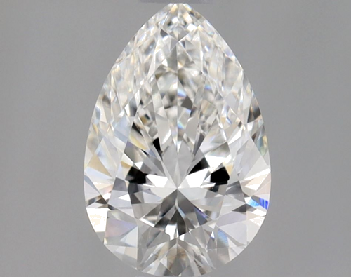0.61 carat F-VVS1 Natūralus Pear Deimantas (1)