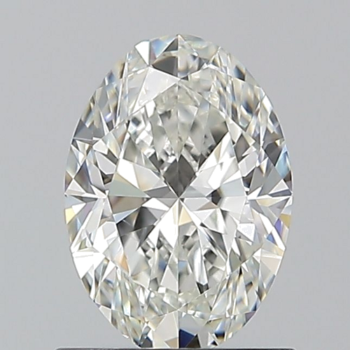 1.0 carat H-VS1 Natūralus Oval Deimantas (1)