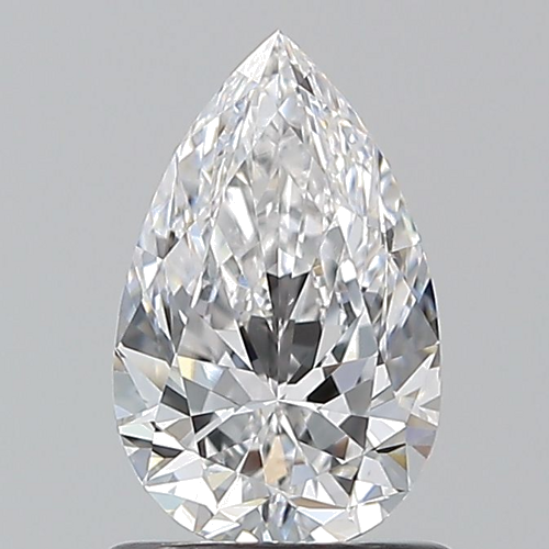 0.9 carat D-VS1 Natūralus Pear Deimantas (1)